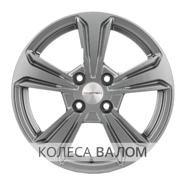 Khomen Wheels KHW1502 (15_Solaris II) 6x15 4x100 ET46 54.1 grey